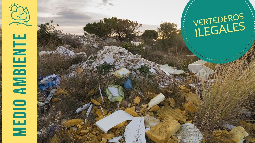 Urgimos al Ayuntamiento de Alicante a actuar ante la denuncia de un vertedero ilegal en el camino de Alcoraya.