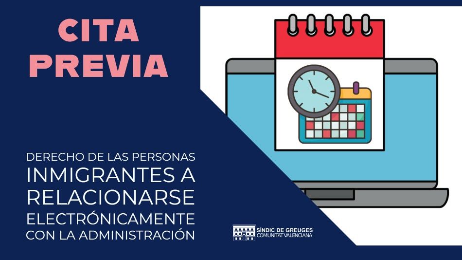 El Síndic pide hacer accesible la cita previa electrónica a las personas en situación irregular