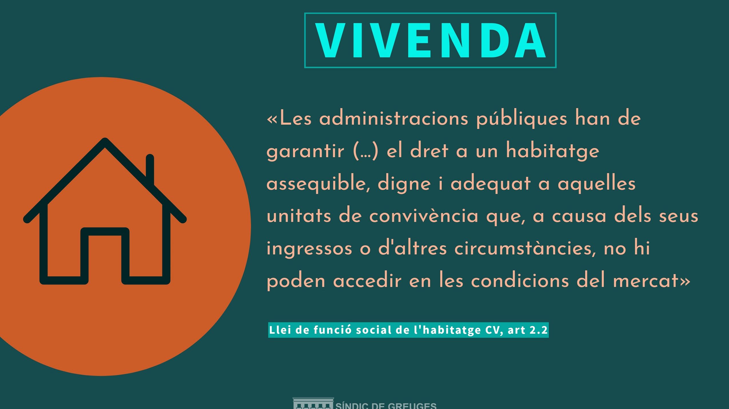 Quasi cinc anys d’espera per a una vivenda: el Síndic exigix solucions reals