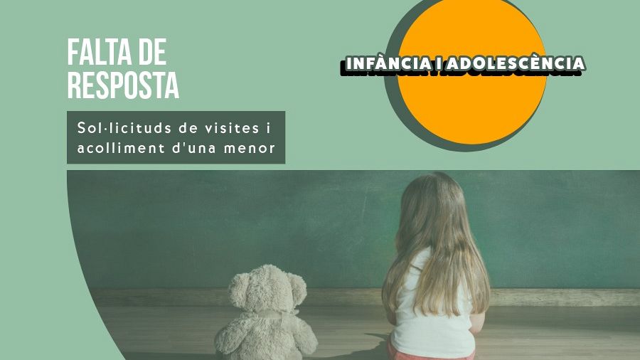El Síndic reclama amb urgència a la Conselleria de Servicis Socials que resolga les sol·licituds de visites i acolliment d’una menor tutelada