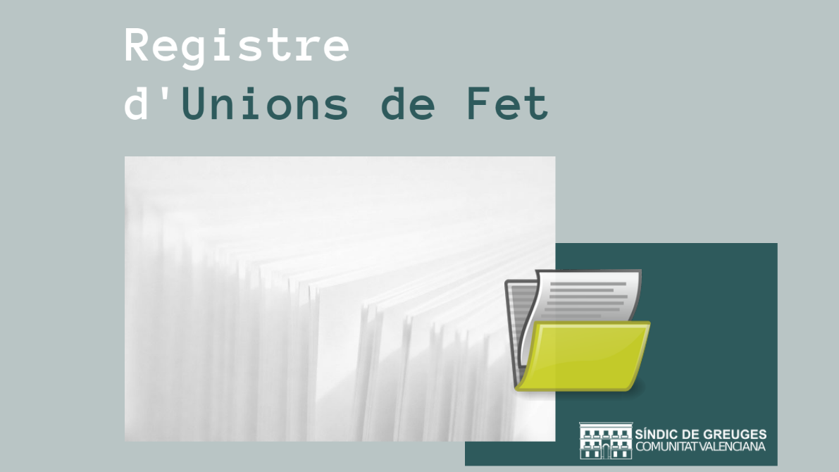 Instem Justícia a «tramitar i resoldre urgentment» una sol·licitud d’inscripció en el Registre d’Unions de Fet presentada a Castelló