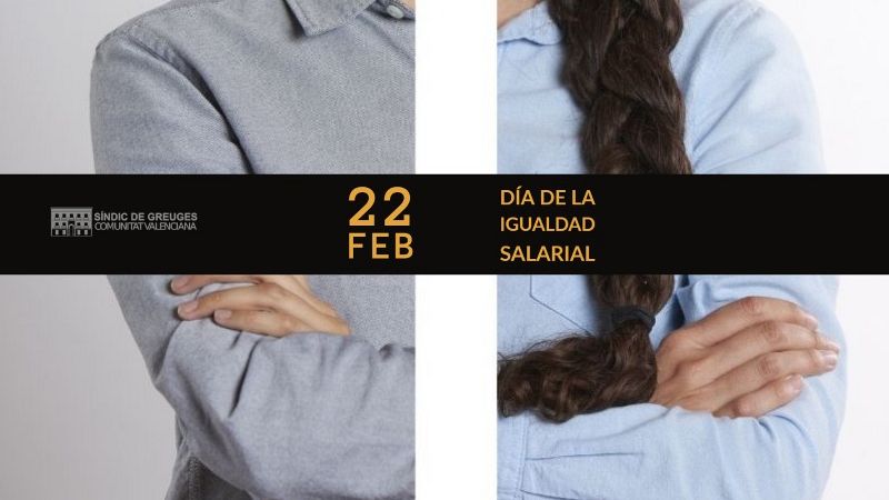 22 de febrero. Día Europeo de la Igualdad Salarial