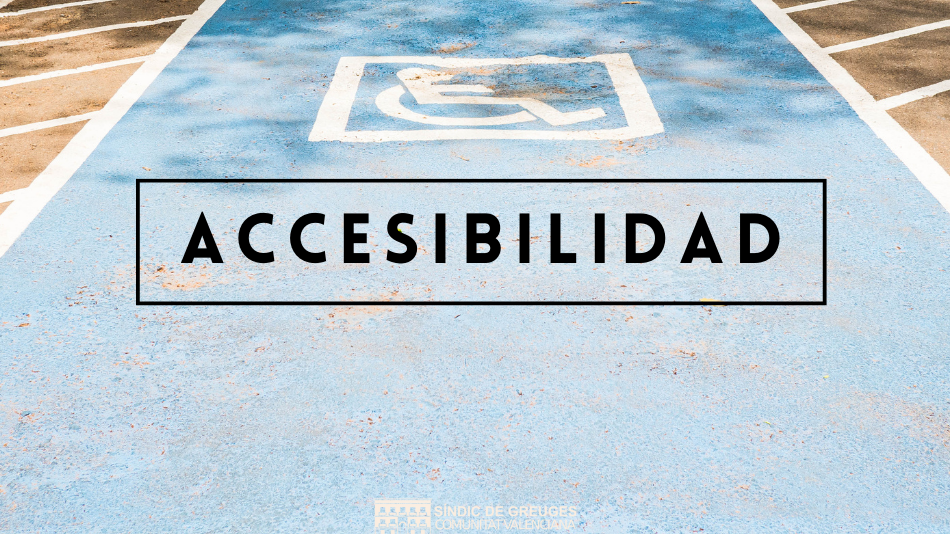 El Síndic urge a señalizar el aparcamiento concedido hace más de tres años para una persona con una discapacidad del 87%