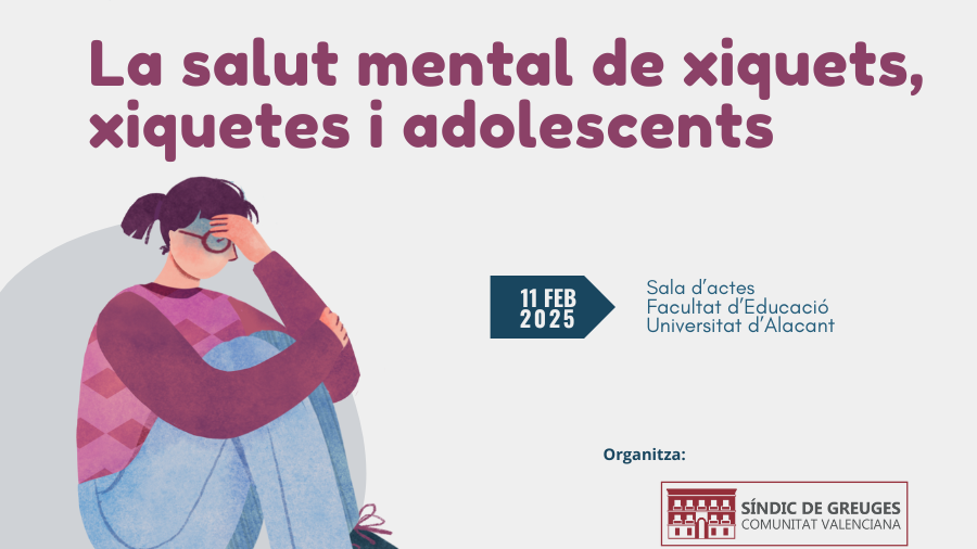 IX Jornada del Síndic de Greuges sobre Infància i Adolescència: La salut mental infantojuvenil
