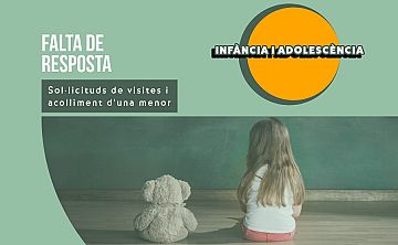 El Síndic reclama amb urgència a la Conselleria de Servicis Socials que resolga les sol·licituds de visites i acolliment d’una menor tutelada