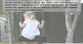 Reivindicamos la dotación de personal de enfermería con presencia permanente en centros de educación especial