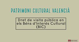 El Síndic apressa Cultura a facilitar les visites als béns d’interés cultural de València