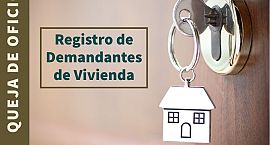 Luna pide a Vivienda que haga automática la ayuda al alquiler cuando no pueda conceder un piso público a los colectivos más vulnerables