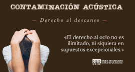 El Síndic reclama al Ayuntamiento de Moncada más control del ruido y garantizar el derecho al descanso