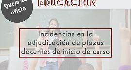 El Síndic abre una queja de oficio sobre las incidencias al adjudicar las plazas de docentes en centros públicos al inicio del curso
