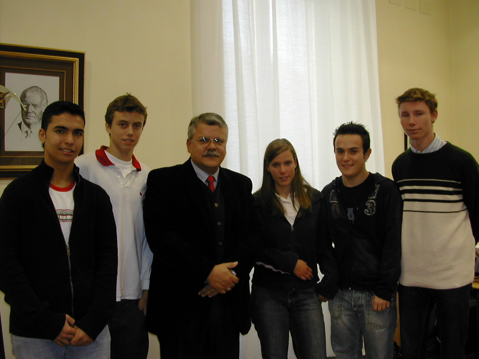 Visita d’un grup d’alumnes del Col.legi Jesuites d’Alacant