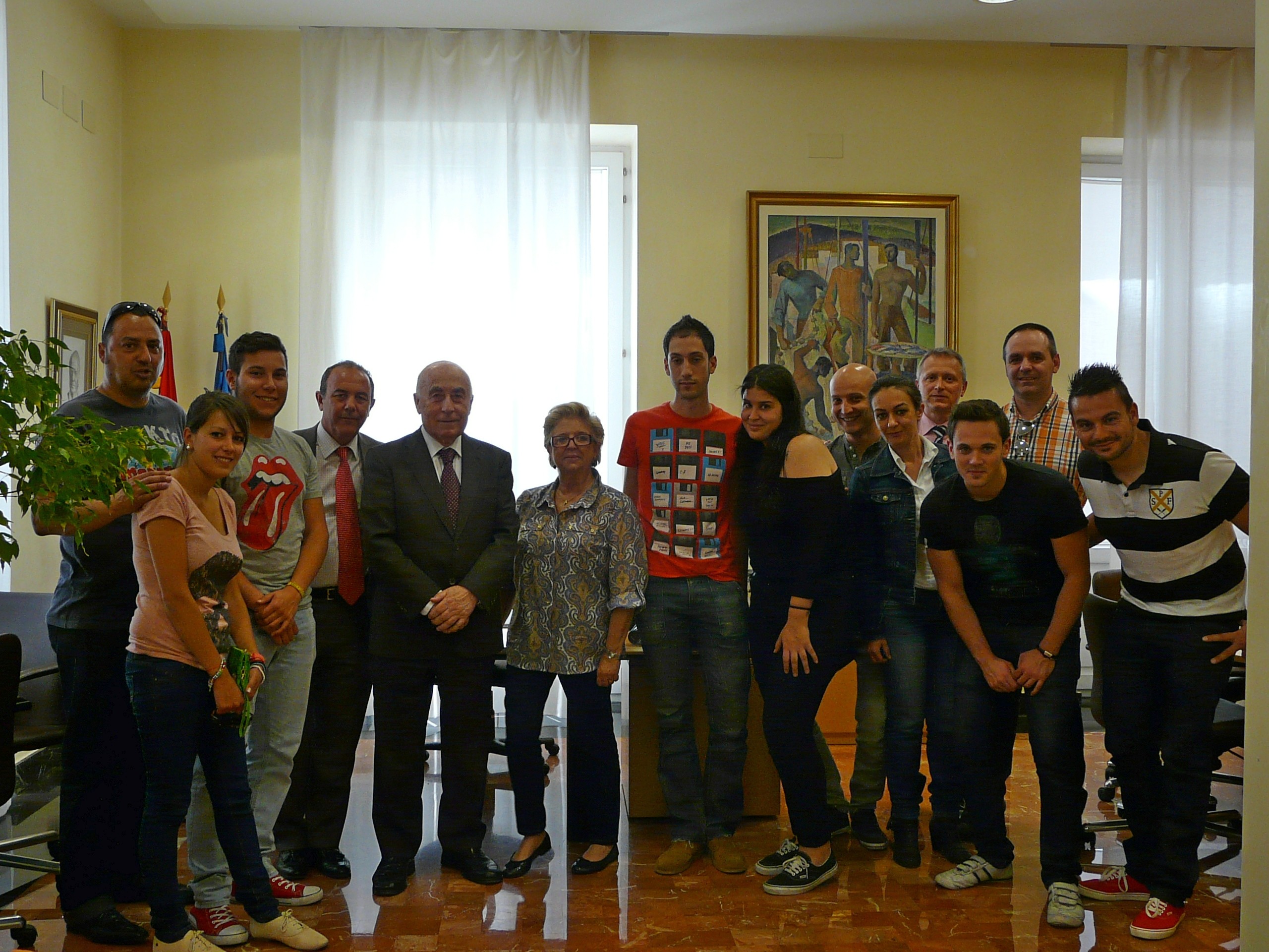 Visita al Síndic de un grupo de estudiantes de GAP de la Universidad de Alicante