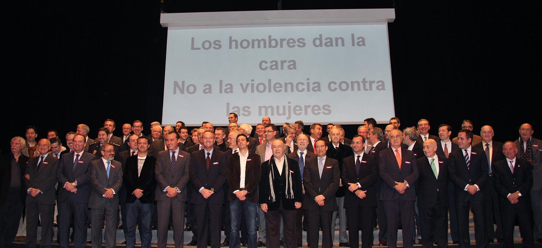 Men stand up against women violence