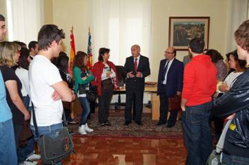 El Síndic recibe a los alumnos de primero de GAP de la Universidad Politécnica de Valencia