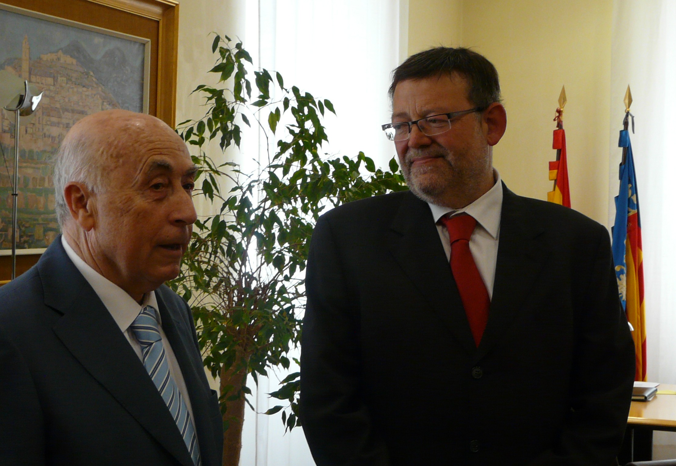 Visita institucional del secretari general del PSPV-PSOE al Síndic de Greuges