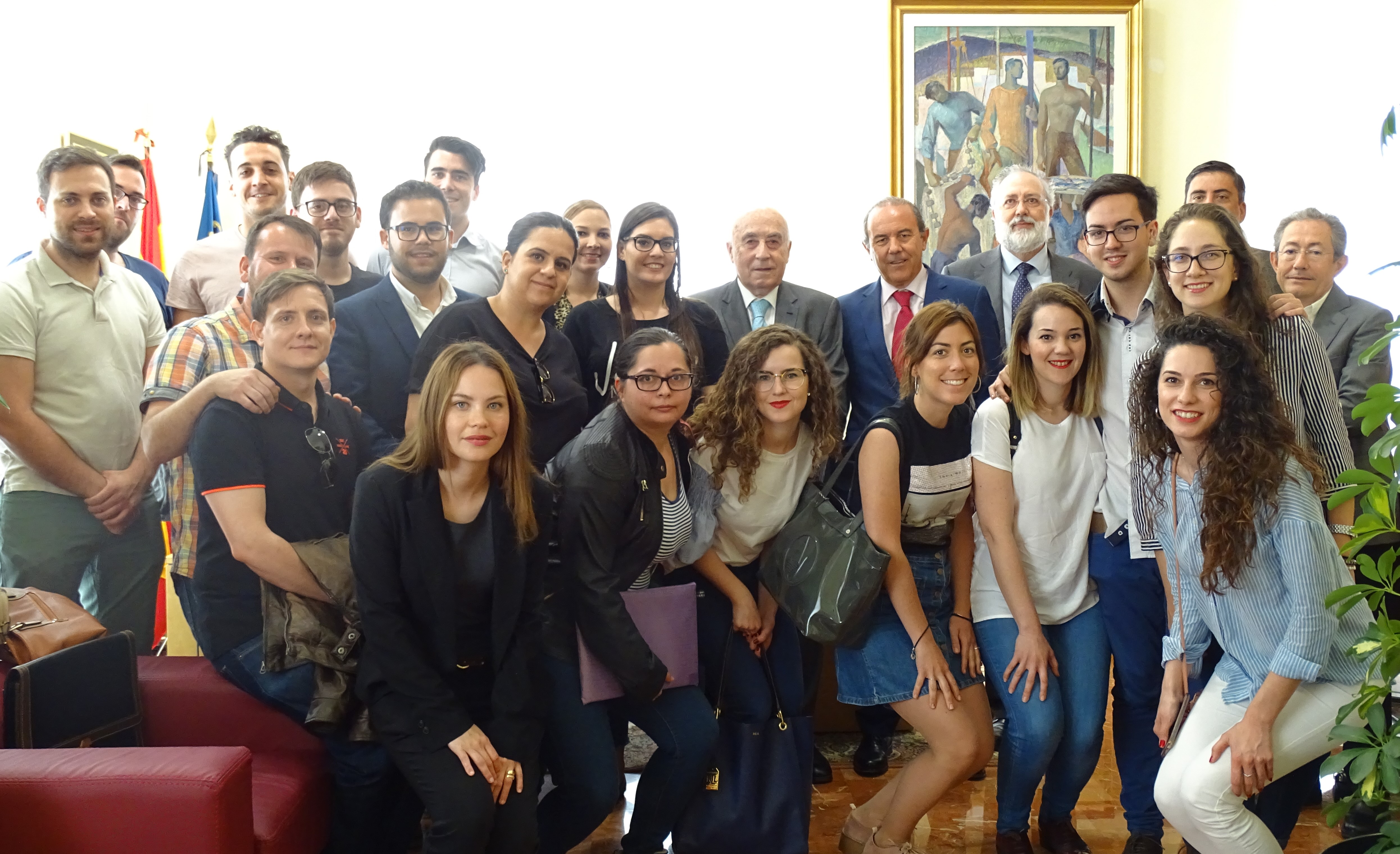 Alumnes del Màster Universitari en Advocacia de la UMH visiten el Síndic de Greuges