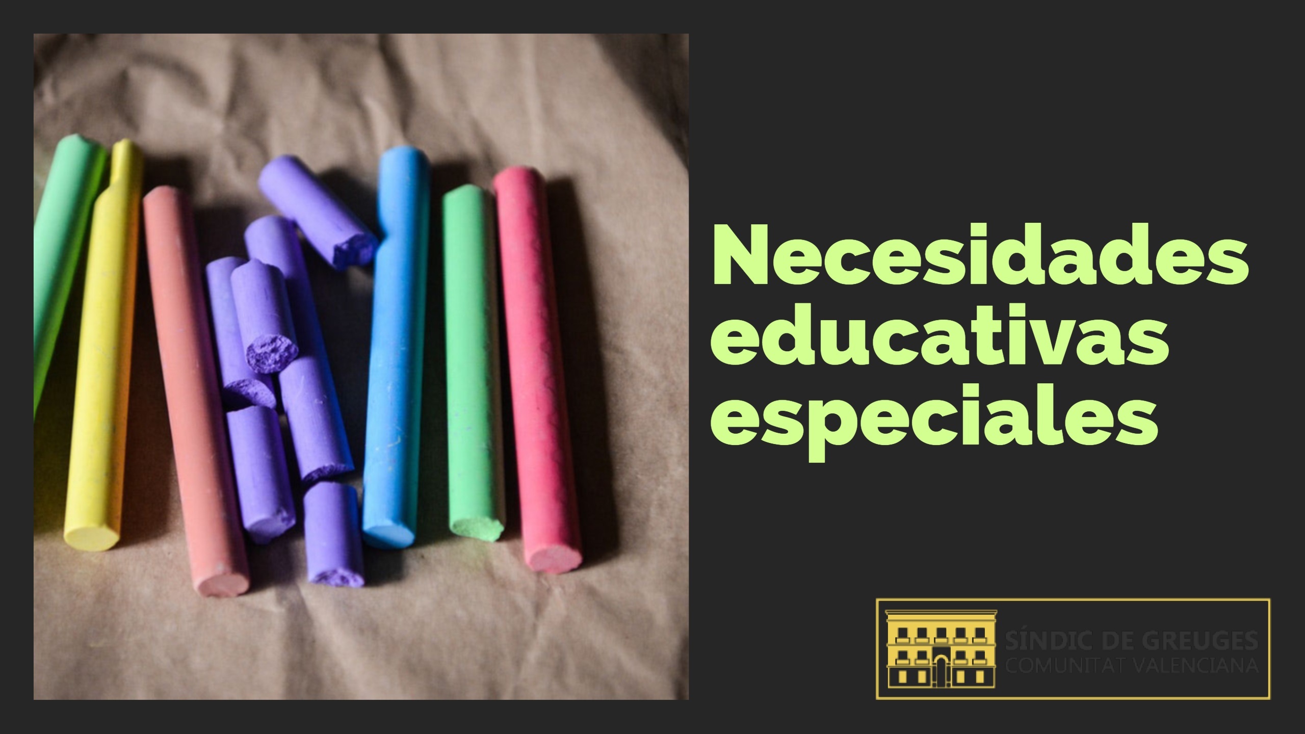 Resolución del Síndic sobre sustituciones no docentes en centros que atienden a menores con necesidades educativas especiales