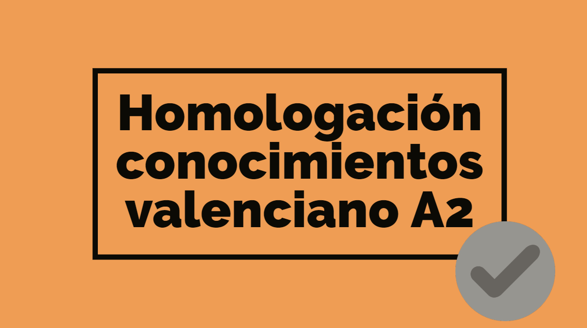 Planteamos la homologación del A2 de valenciano para alumnos de la Escuela de Adultos que aprobaron sus estudios antes del 2017