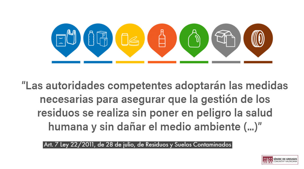 La Conselleria de Medio Ambiente y el Ayuntamiento de Utiel se comprometen con el Síndic a lograr la total retirada de los plásticos del vertedero ilegal de Utiel