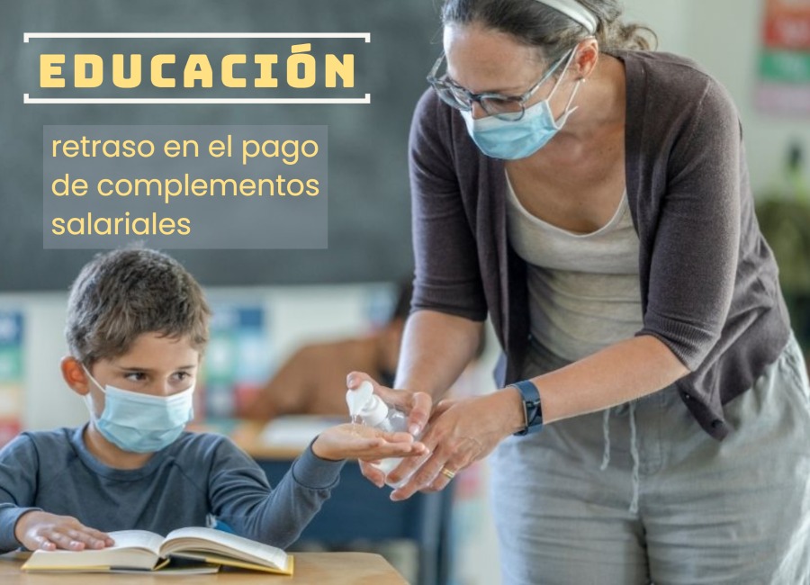 Instamos a Educación a pagar los retrasos del complemento salarial a un jefe de departamento