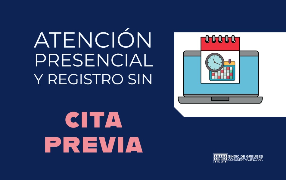 El Síndic reclama al Ayuntamiento de Novelda que restaure la atención presencial sin cita previa